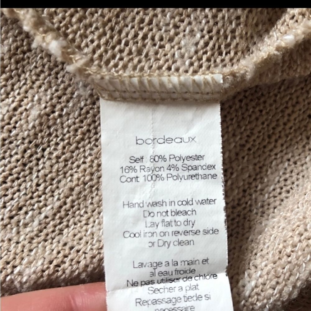 Anthropologie Bordeaux Open Cardigan - Picture 7 of 9